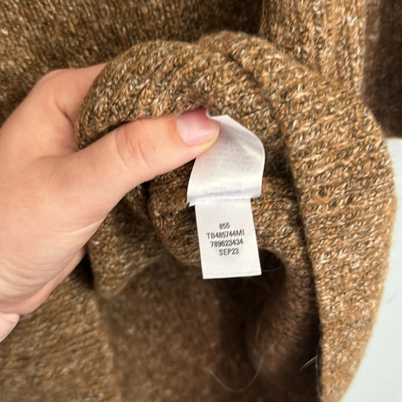 Nostrum Treasure Bond Brown Long Sweater Size S NWT - Picture 6 of 7